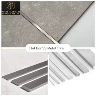 Stainless Steel Flat Bar Inlays for carpentry and tiles