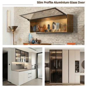 Italian style aluminium door frame