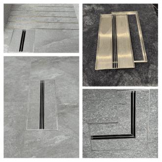 Stainless Steel Tile Insert Drain Cover