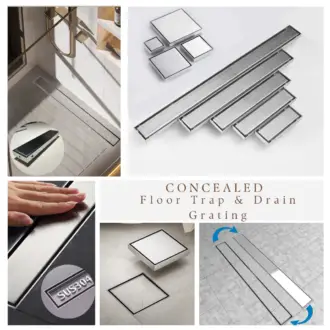 Stainless steel floor drain grating bathroom Singapore