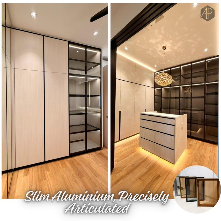 glass door for wardrobe